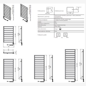 Grzejnik Elektryczny Billo (EBL) Karta techniczna