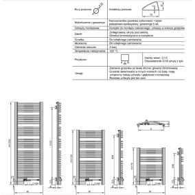 Grzejnik Focus (FXB) Karta techniczna